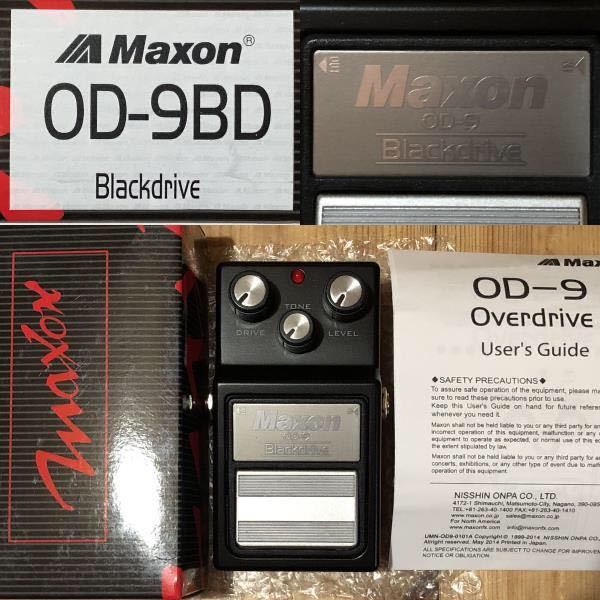 EU限定250台!! Maxon OD-9BD Blackdrive 日本未発売 新品未使用品 マクソン ブラック オーバードライブ 激レア 希少 od9 ts9 ts10 ts808 _画像1