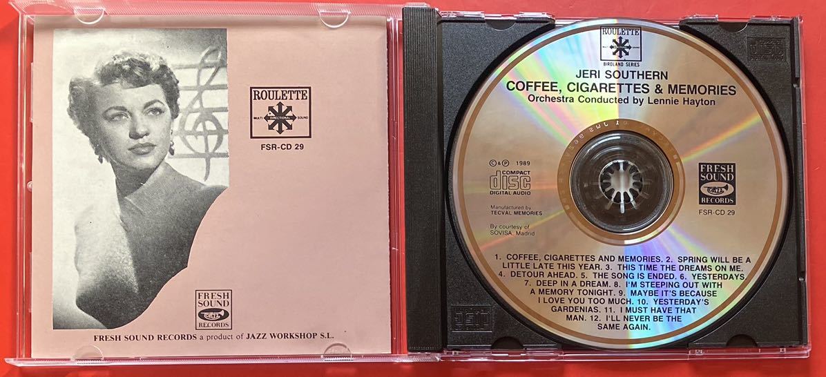 【CD】Jeri Southern「COFFEE, CIGARETTES & MEMORIES」ジェリ・サザーン 輸入盤 [09130572]_画像3