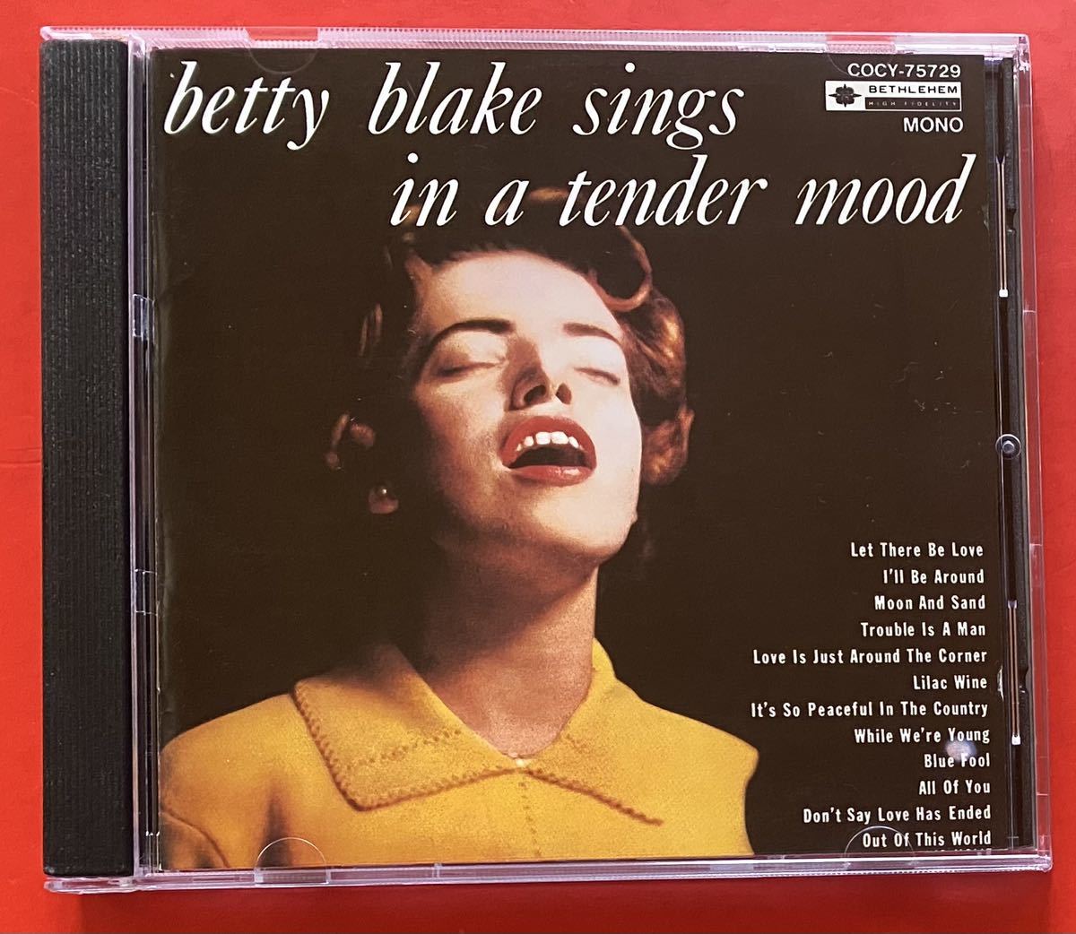 【CD】ベティ・ブレイク「BETTY BLAKE SINGS IN A TENDER MOOD」国内盤 盤面良好 [08030198]_画像1