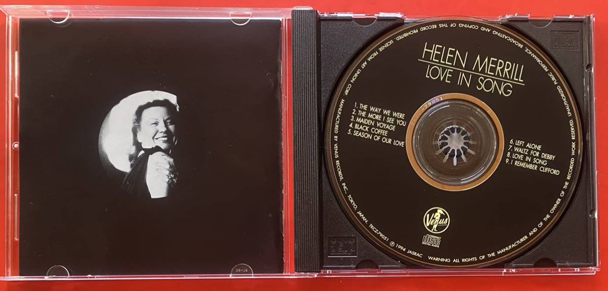 【CD】ヘレン・メリル「Love in Song」Helen Merrill 国内盤 盤面良好 [07300682]_画像4