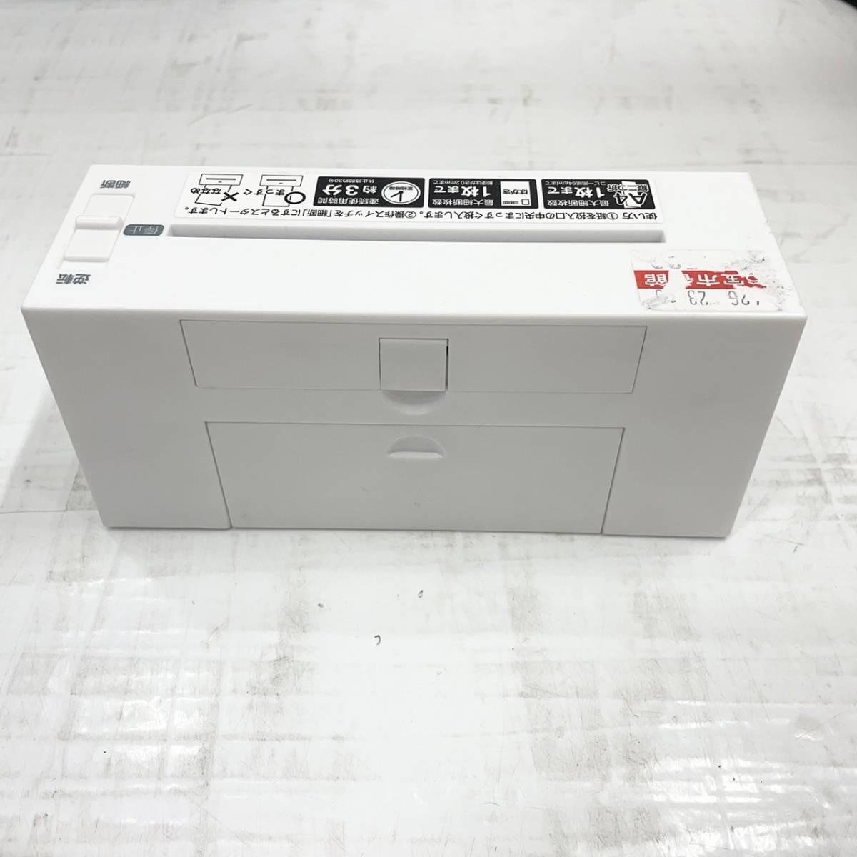 送料無料h56396オーム電機 OHM SHR-268(BK) Nakabayashi NSE-TM1 [静音デスクシュレッダ ブラック]_画像6