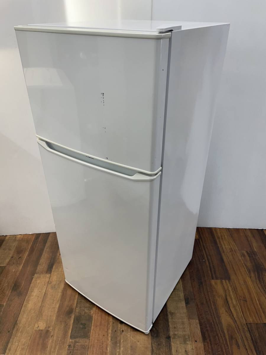 送料無料h55937 Haier ハイアール 2ドア 冷凍冷蔵庫 JR-N130A 2018年製 ホワイト 一人暮らし 右開き