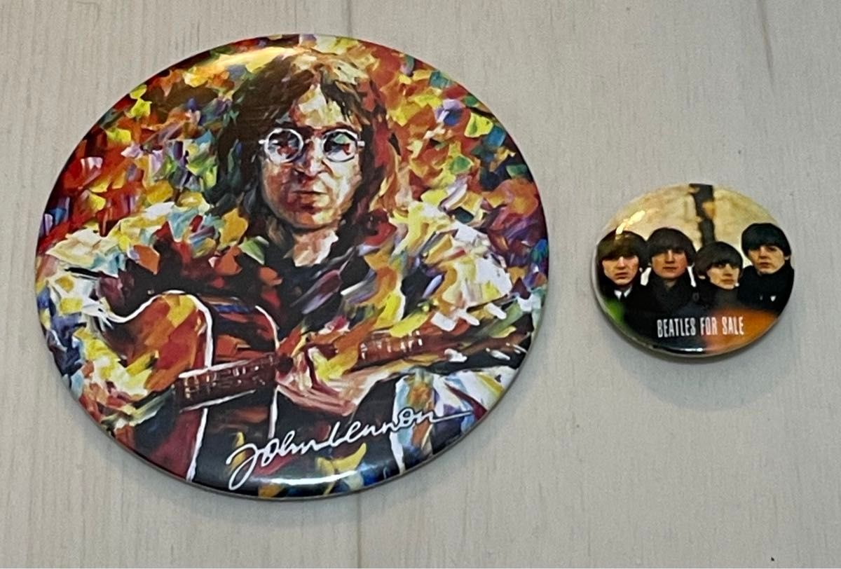 ジョンレノン 缶バッジ Vintage ヴィンテージ ビートルズ THE BEATLES ジョンレノン ヴィンテージ 缶バッジ
