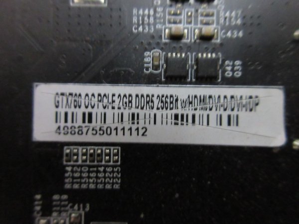 【中古】Galaxy GeForce GTX760 GDDR5 2GB PCI-E グラフィックカード_画像6