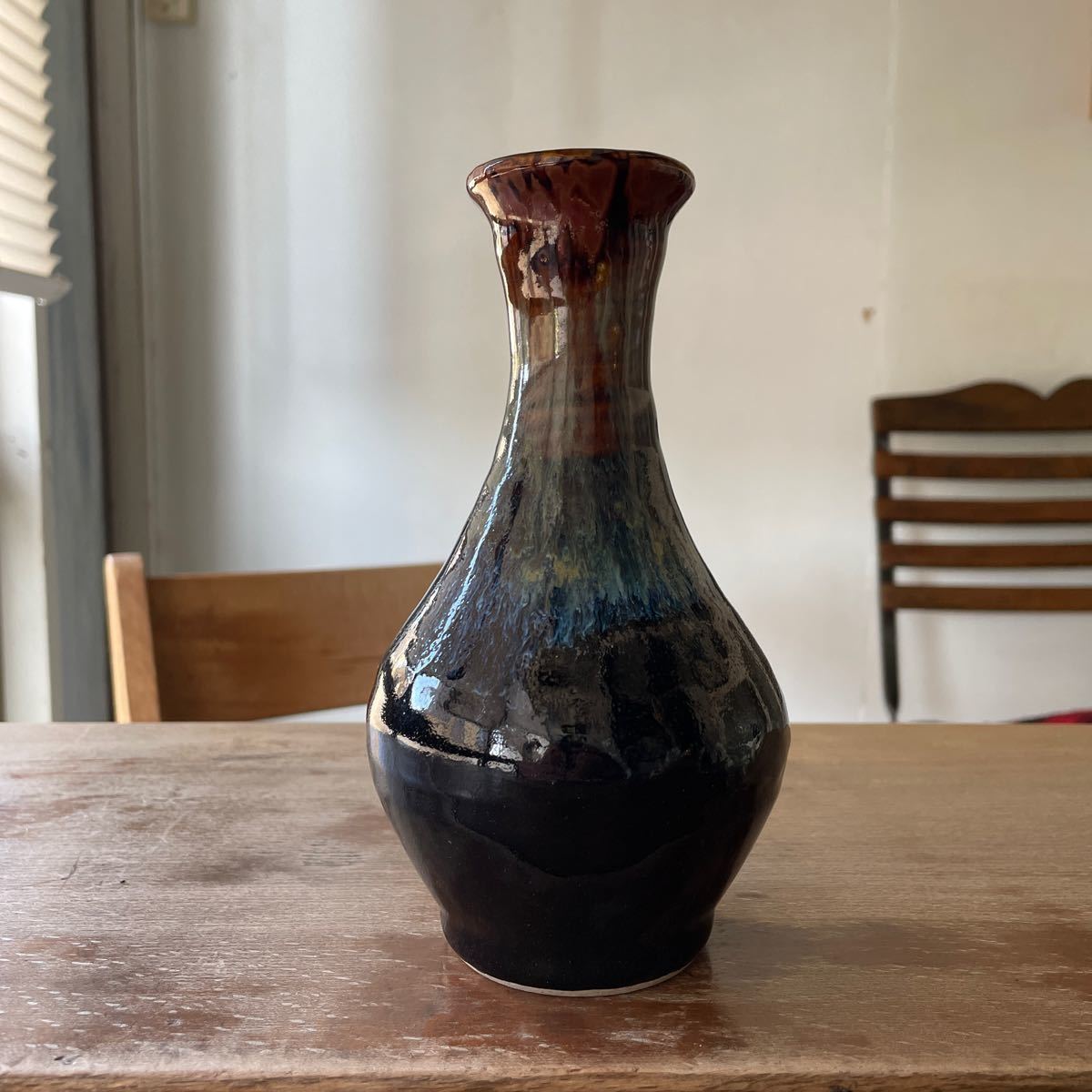 vintage vase Japan 花瓶 アンティーク レトロ 昭和 北欧 デンマーク ミッドセンチュリー 生花 一輪挿し_画像1