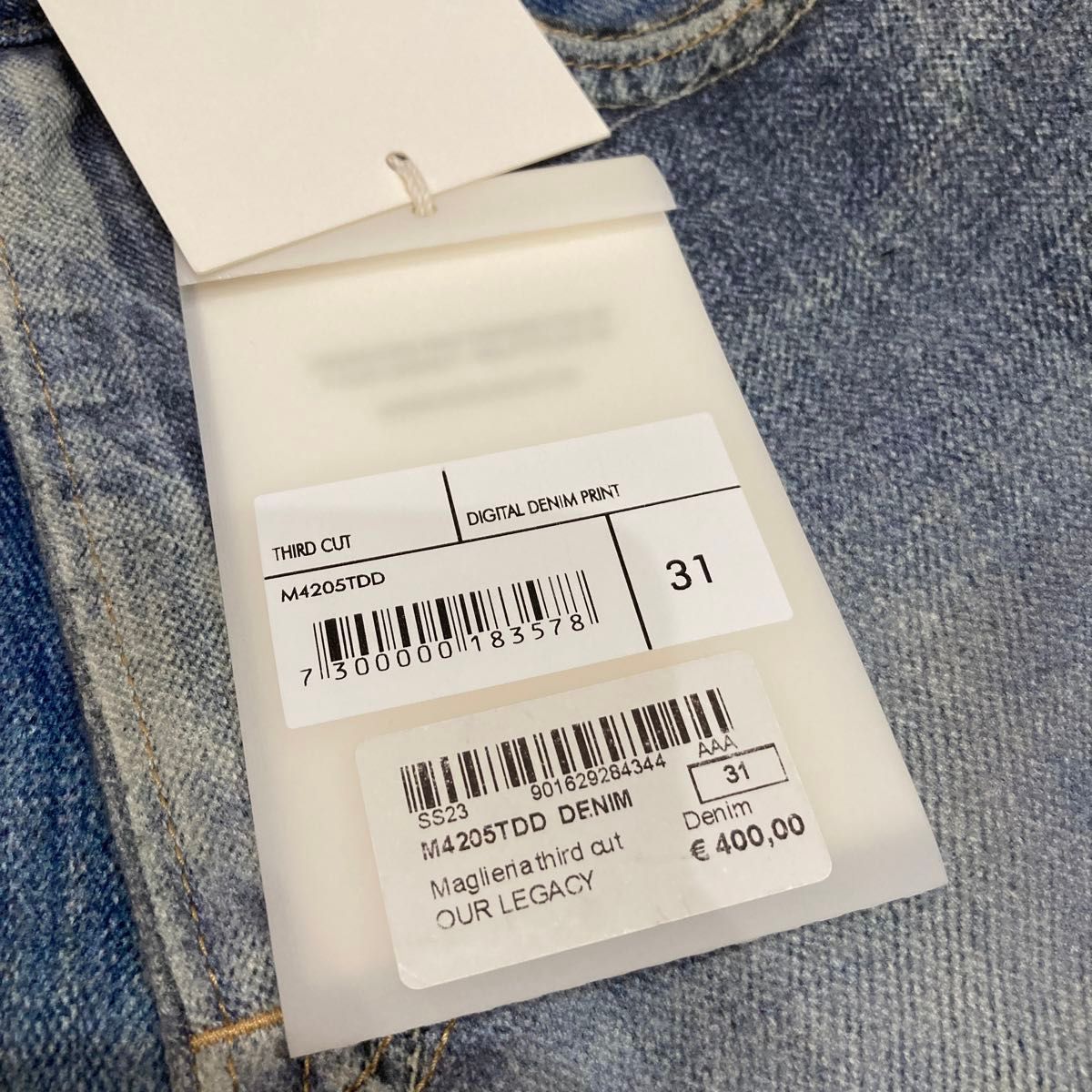 our legacy THIRD CUT DENIM アワーレガシー げんじ モーガン our legacy THIRD CUT DENIM アワーレガシー げんじ モーガン