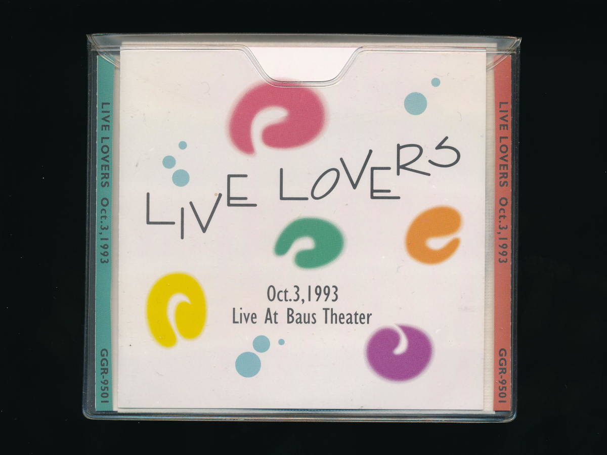 ☆LIVE LOVERS☆Oct.3, 1993 Live At Baus Theater☆1995年☆GRIS GRIS RECORDS GGR-9501☆どんと KYON 佐橋佳幸...☆_画像2