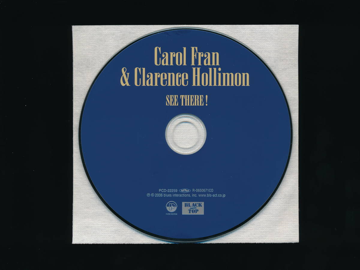 *CAROL FRAN AND CLARENCE HOLLIMON*SEE THERE!*2006 year with belt Japanese record *BLACK TOP / P-VINE PCD-22259*