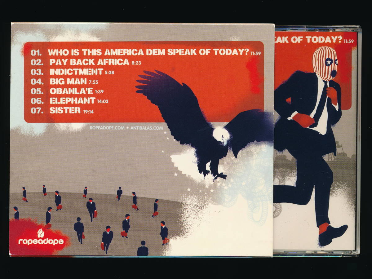 ☆ANTIBALAS☆WHO IS THIS AMERICA?☆2004年帯付日本盤☆P-VINE PCD-23524☆1 BONUS TRACK☆アフロビート☆_画像3