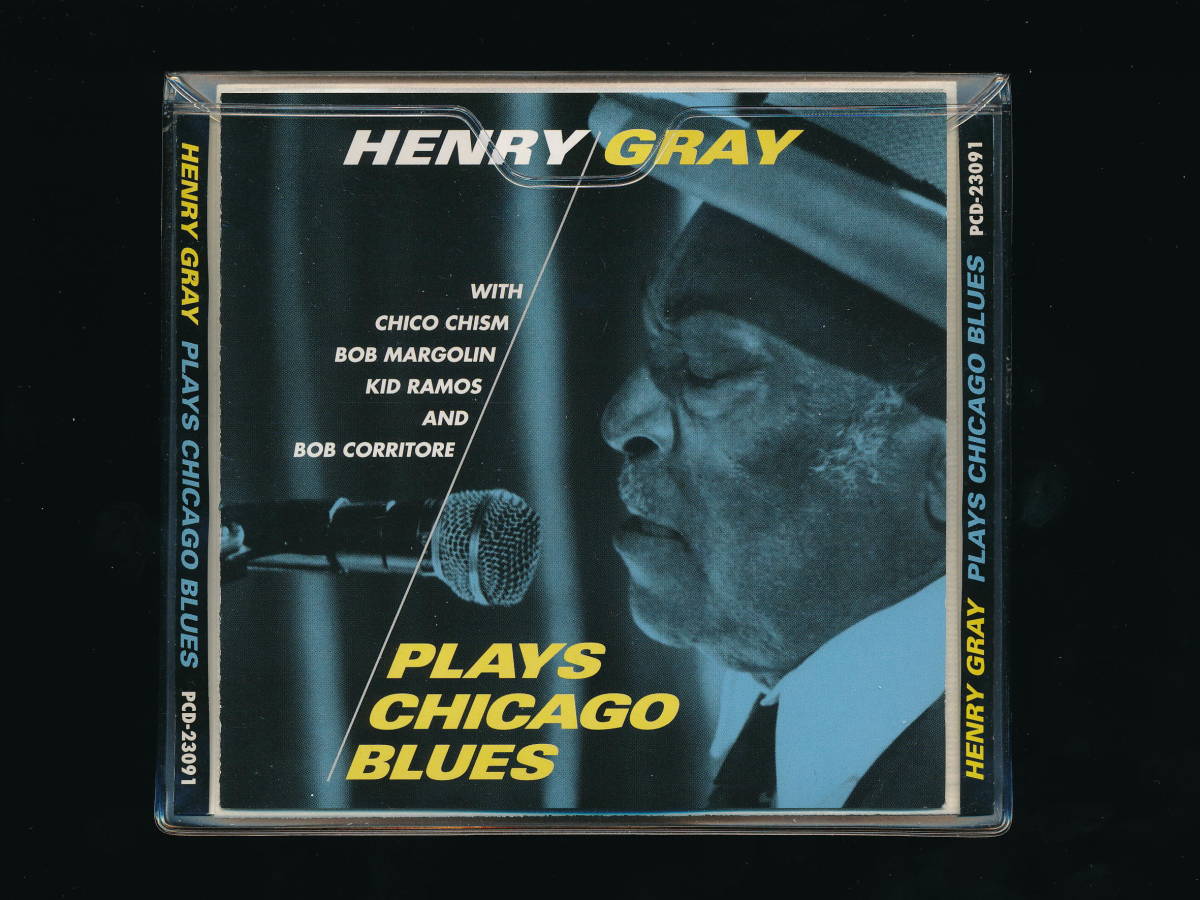 ☆HENRY GRAY☆PLAYS CHICAGO BLUES☆2001年帯付日本盤☆HIGHTONE / P-VINE PCD-23091☆_画像2