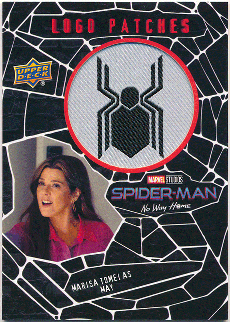 Marisa Tomei as May 2023 Upper Deck Marvel Spider-Man No Way Home Manufactured Logo Patches スパイダーマン 1:60パック_画像1
