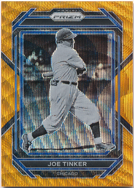 Joe Tinker MLB 2023 Panini Prizm Orange Wave Prizm 50枚限定 オレンジプリズム ジョー・ティンカー_画像1