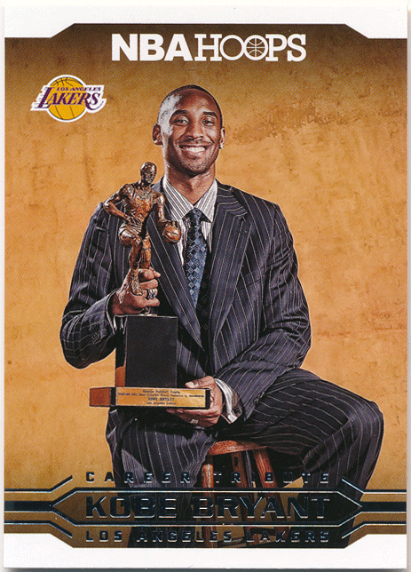 Kobe Bryant NBA 2017-18 Panini Hoops Career Tribute #295 コービー・ブライアント_画像1