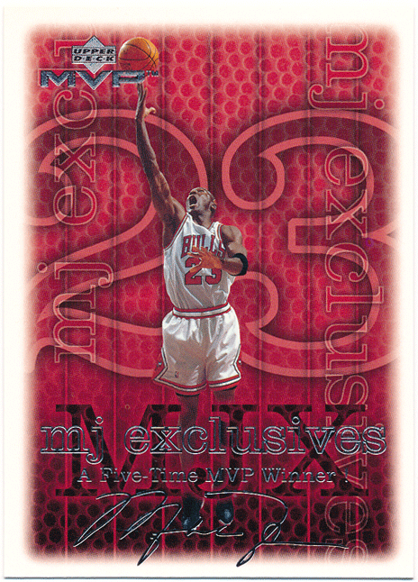 Michael Jordan NBA 1999-00 Upper Deck MVP MJ Exclusives Silver Script #187 シルバースクリプト マイケル・ジョーダン_画像1