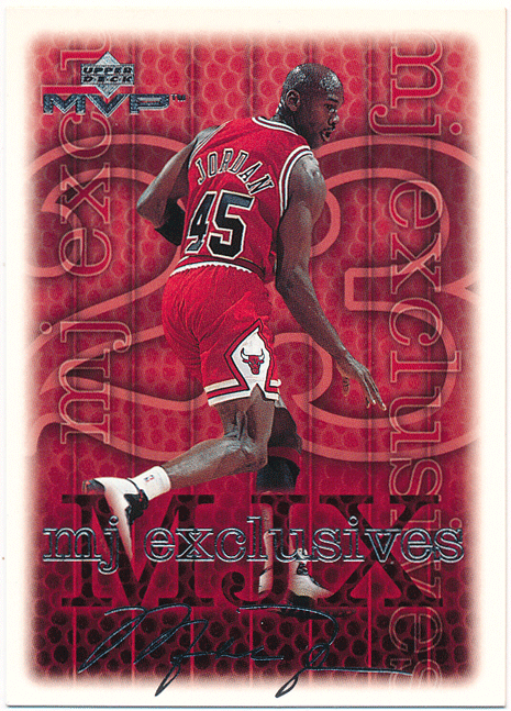 Michael Jordan NBA 1999-00 Upper Deck MVP MJ Exclusives Silver Script #185 シルバースクリプト マイケル・ジョーダン_画像1