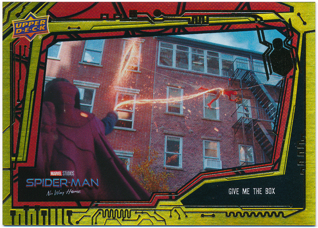 Give Me the Box 2023 Upper Deck Marvel Spider-Man No Way Home Spider-Man Foil Parallel 299枚限定 パラレルカード スパイダーマン _画像1