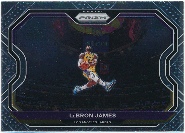 LeBron James NBA 2020-21 Panini Prizm Base Card #1 ベースカード レブロン・ジェームス_画像1