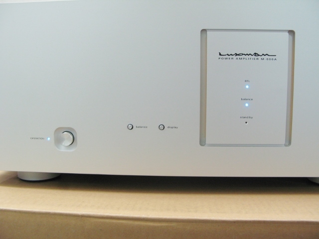  beautiful goods * LUXMAN M-600A power amplifier * ( original box attaching )
