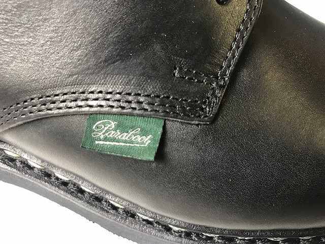 新品■サイズUK10 (28.5-29cm)■PARABOOT/アルル/ARLES/レザーシューズ/プレーントゥーシューズ/703812/メンズ/パラブーツ/ブラック/黒_画像7