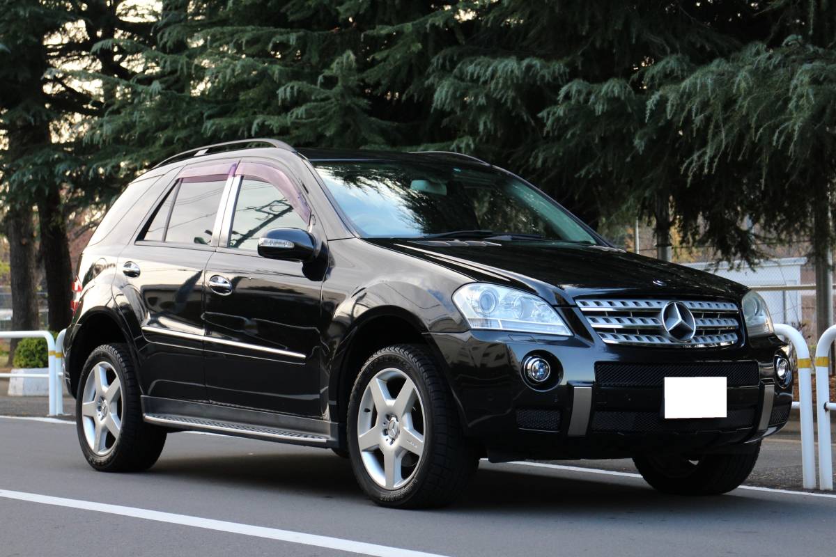 [ super-gorgeous AMG custom ]H19 Mercedes Benz ML350 4 matic ML63AMG specification [ inspection 32/12 long time period ] black leather /AMG aero & muffler /19AW/ no smoking /SR/ Tokyo 