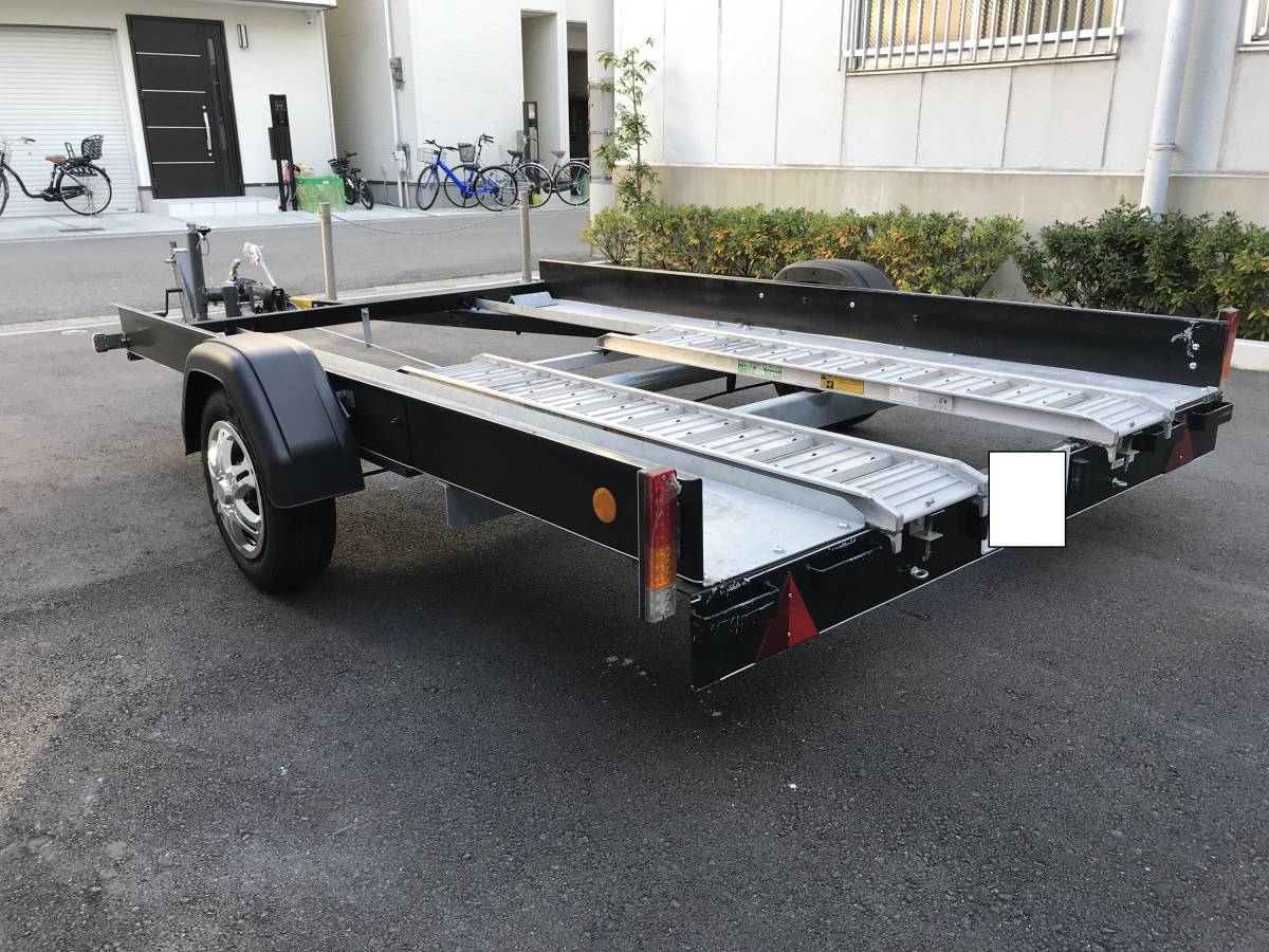 ** waist trailer made W76 wide special order piled car trailer indoor keeping **