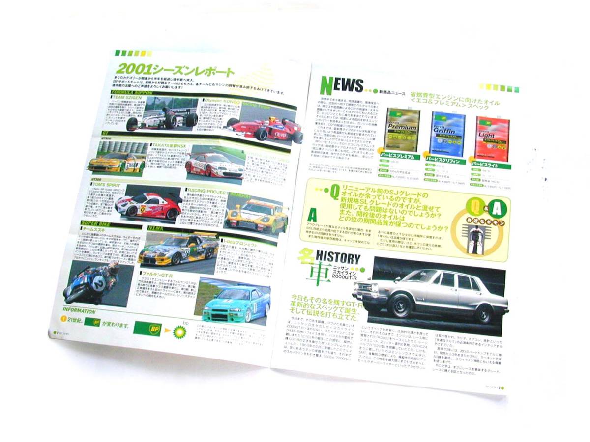 BPニュース 旧ロゴ レース GT NSX フォーミュラ日本 年 の商品詳細