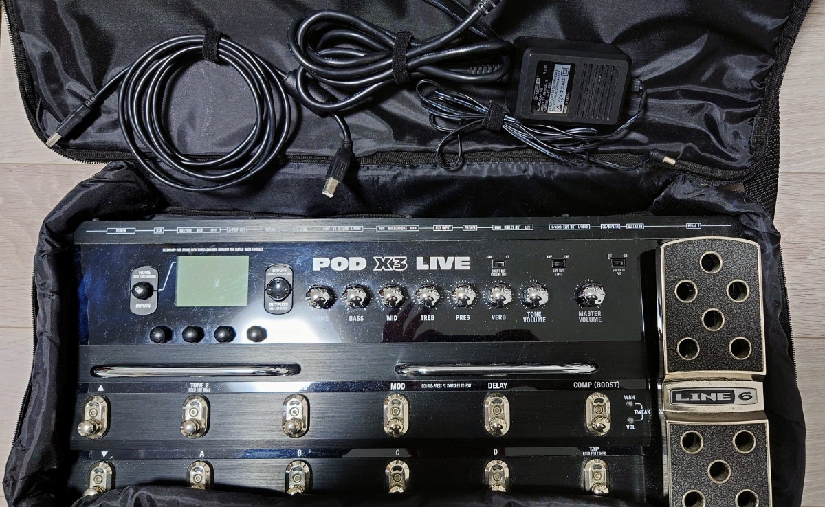 マルチエフェクター LINE6 POD X3 LIVE_画像1