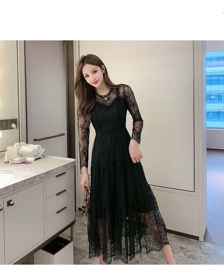 新品レースドレス レース ロングスリーブドレス 結婚式 新品レースドレス レース ロングスリーブドレス 結婚式