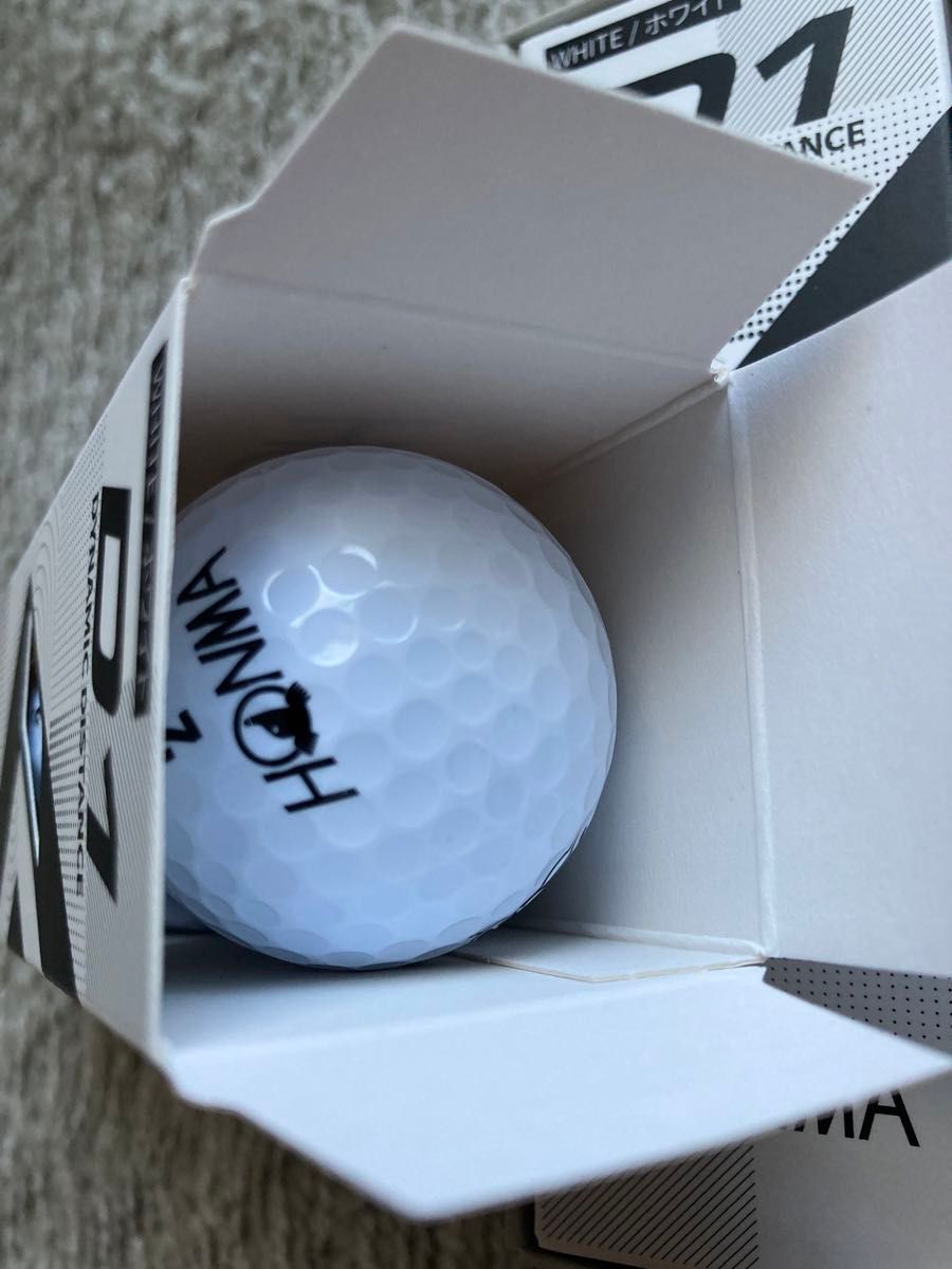 【新品・ホワイト】ゴルフボール　D1　ホンマ　HONMA　12球×2箱