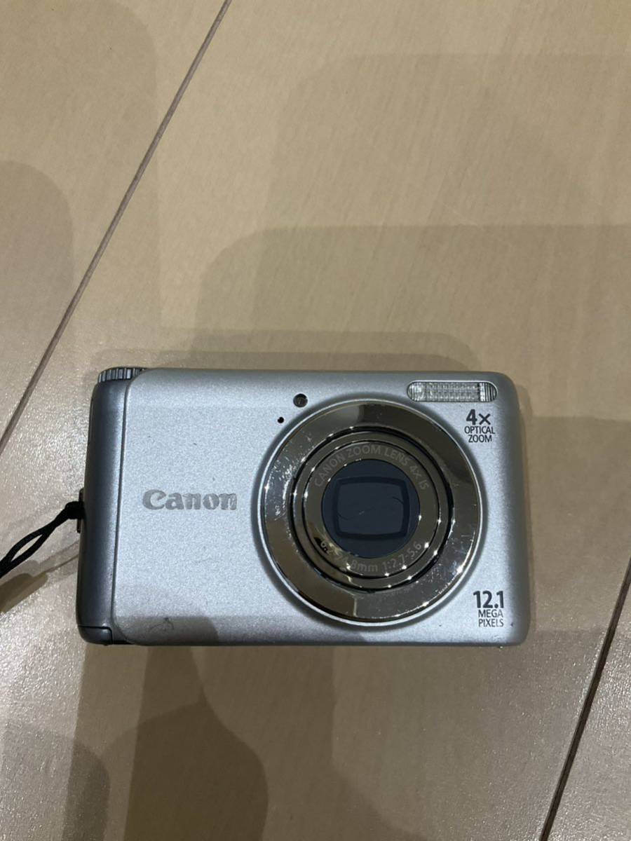 中古　Canon PowerShot A3100IS シルバー_画像2