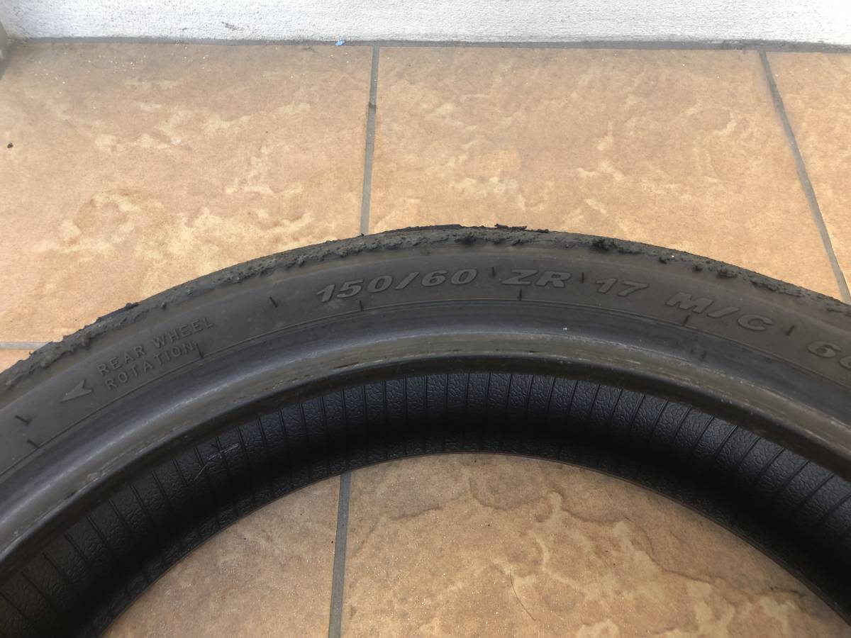 中古 ピレリ　ディアブロスーパーコルサ 前後セット　110/70 R17　150/60 R17　DIABLO SUPERCORSA_画像7