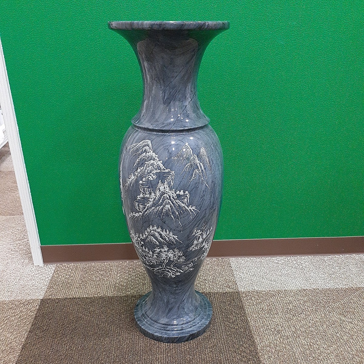 高さ61.5cm 直径20cm 陶器 大花瓶 花瓶 壺 花器 オブジェ 陶磁_画像1