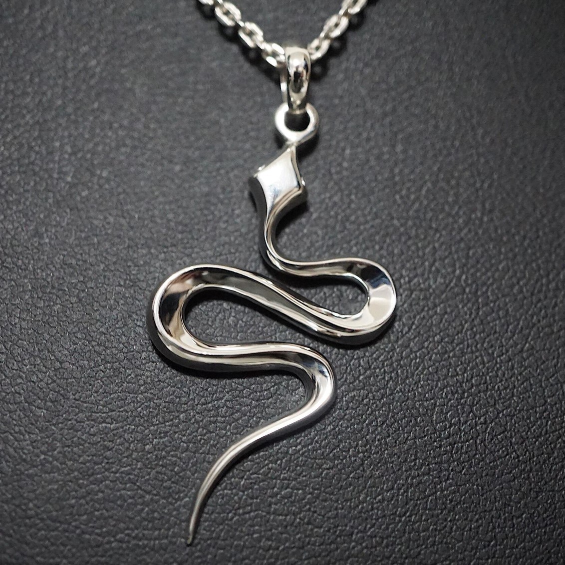 スネーク 大蛇 かわいい 蛇 ヘビ 首飾 ペンダント シルバー925人気 d0704_画像7
