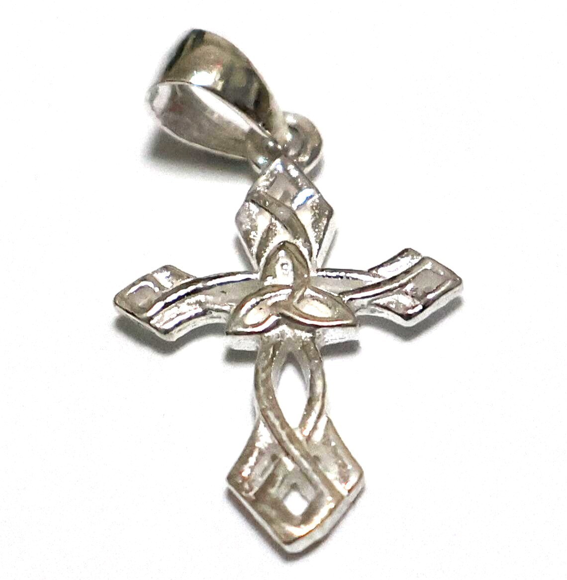 小型シルバー十字架モチーフネックレス 究極の聖なるシンボル シルバー925 ネックレスチェーン付きy0904_画像4