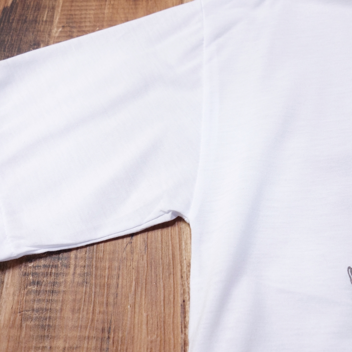 フリーサイズ 半袖Tシャツ メンズ タイのTシャツ 古着 白 ホワイト MB6_画像4
