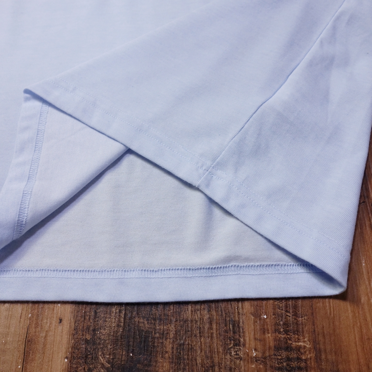 Lサイズ 半袖Tシャツ ユニクロ メンズ UNIQLO 古着 ブルー MB35_画像2