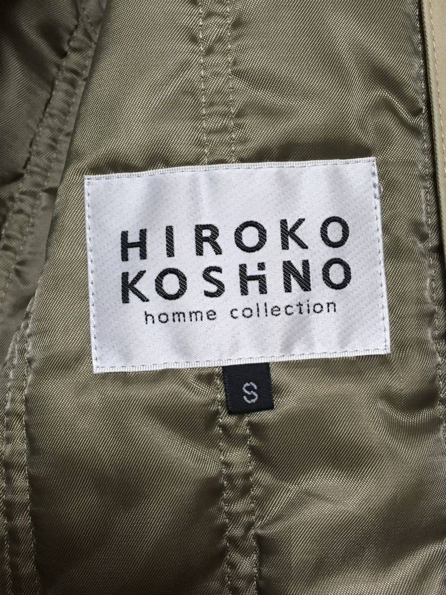 HIROKO KOSHINO ステンカラーコート homme collection_画像4