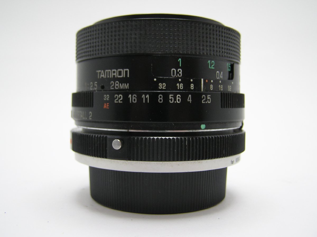 ★ハローカメラ★8316 TAMRON コニカ用 28mm：2.5 難有 動作品 現状 1円スタート 即決有り_画像2