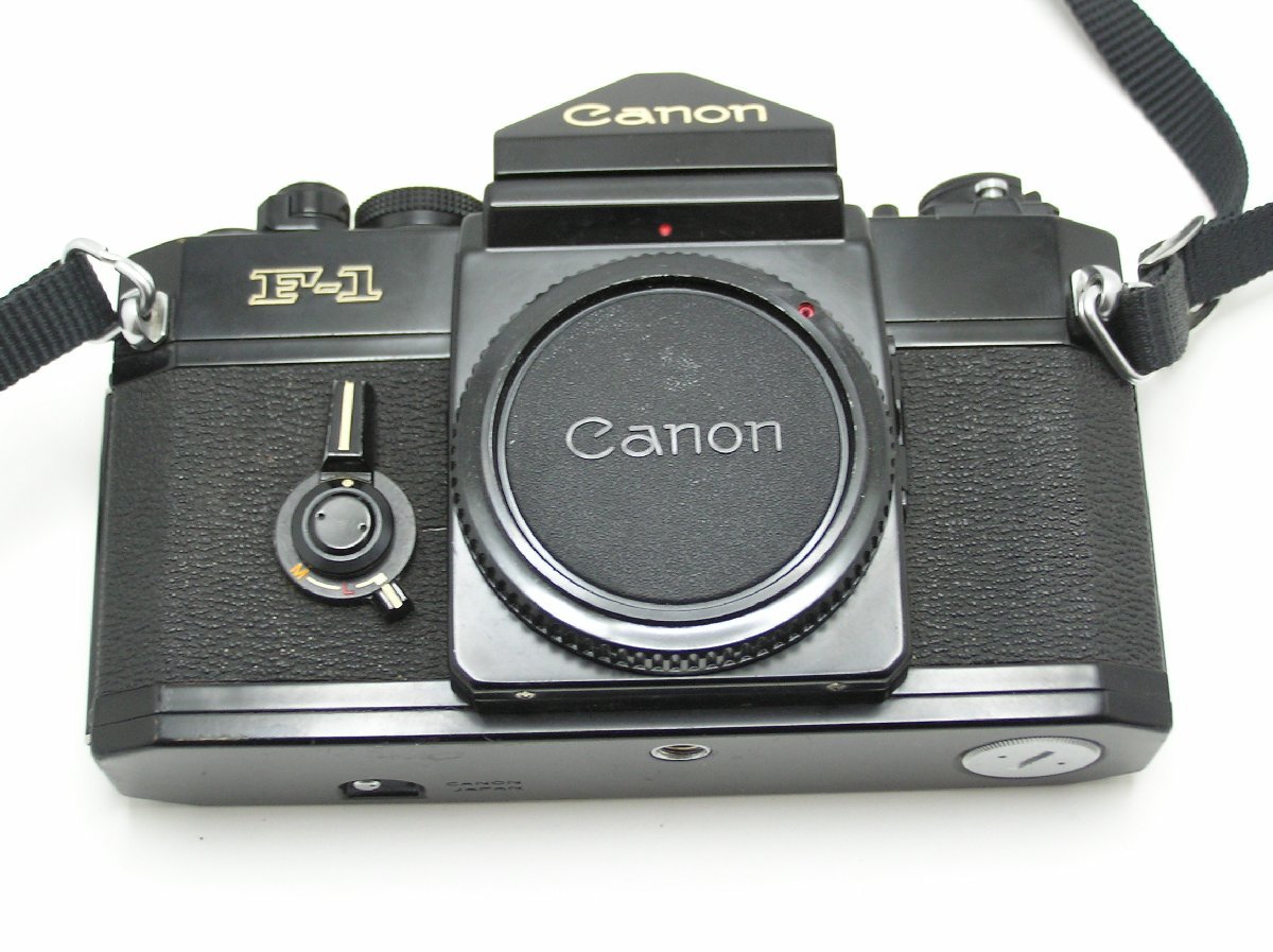 ★ハローカメラ★8776 Canon キヤノン 旧 F-1 B.230209 説明書付き 難有 動作品 現状 1円スタート 即決有り_画像2