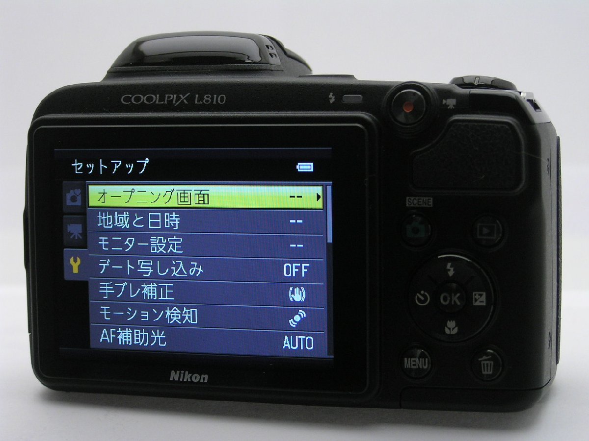 ★ハローカメラ★8415 Nikon COOLPIX L810 (NIKKOR 26X WIDE ED VR 4.0-104mm F3.1-5.9) 単三仕様 難有り動作品 1円スタート 即決有り_画像5