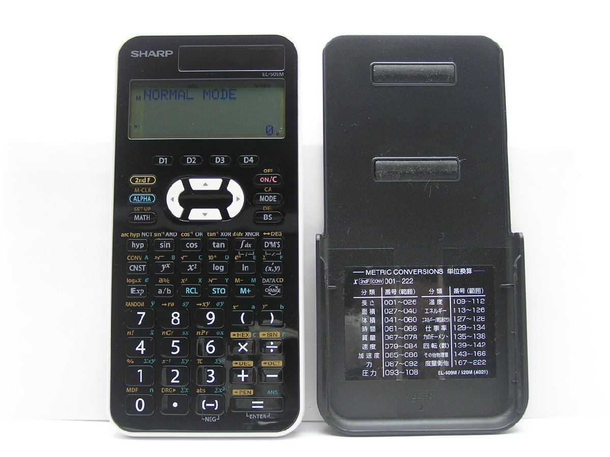 * Hello camera *8608 SHARP программируемый калькулятор pitagolasEL-509M есть руководство пользователя рабочий товар 1 иен старт 