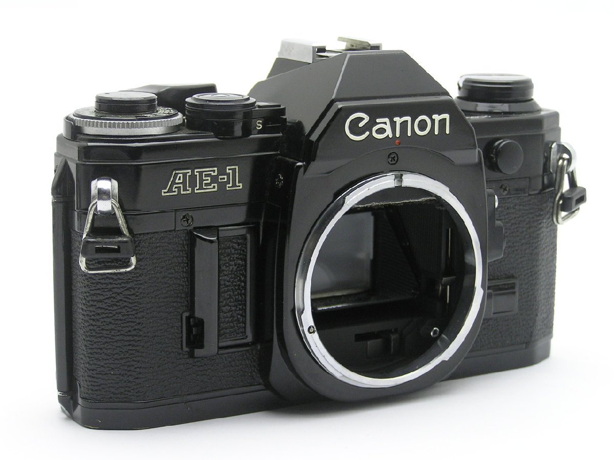 ★ハローカメラ★8644 Canon AE-1 黒 ブラック 動作品 現状 キヤノン 1円スタート 即決有り_画像1