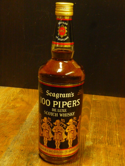 特級時代 Seagram's「100 PIPERS」1989年以前流通 発売初期に近い 750ml 43度 ストラスアイラ、ロングモーン ok8186 100PIPE-1234-B_画像7