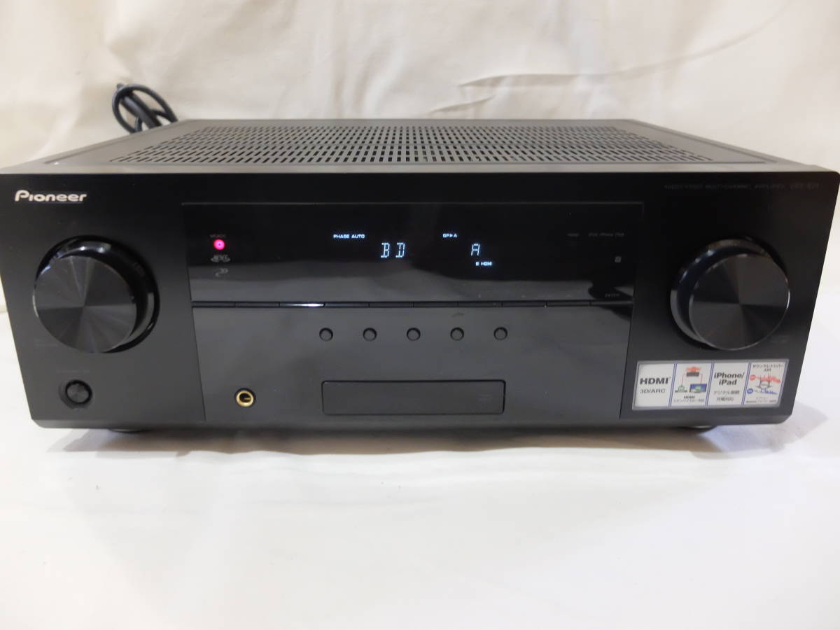 パイオニア Pioneer VSX-821 5.1ｃｈ AVアンプ リモコン・ラジオアンテナ付き_画像3