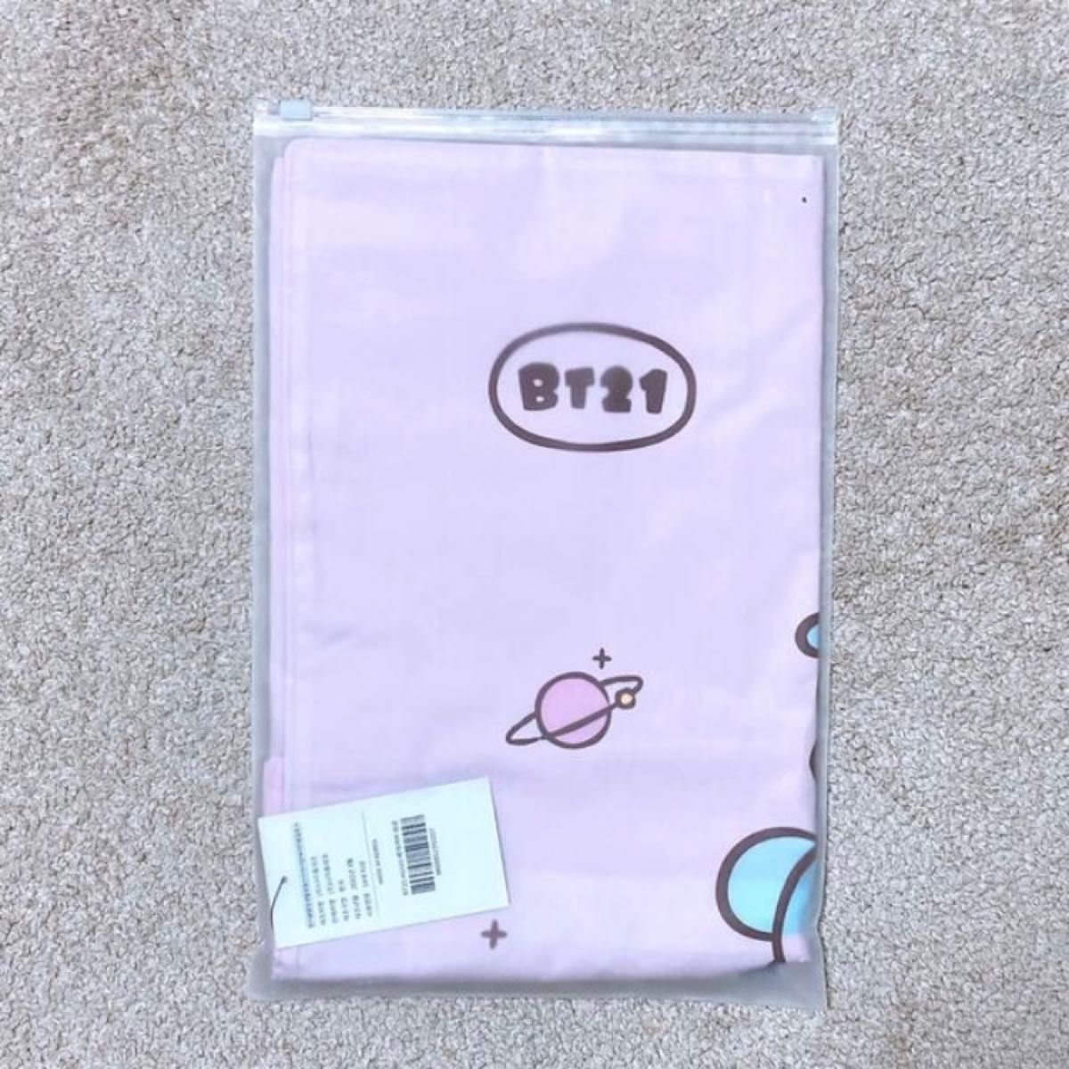 《日本未入荷》minini 枕カバー（ピンク）ナラホームデコ BT21