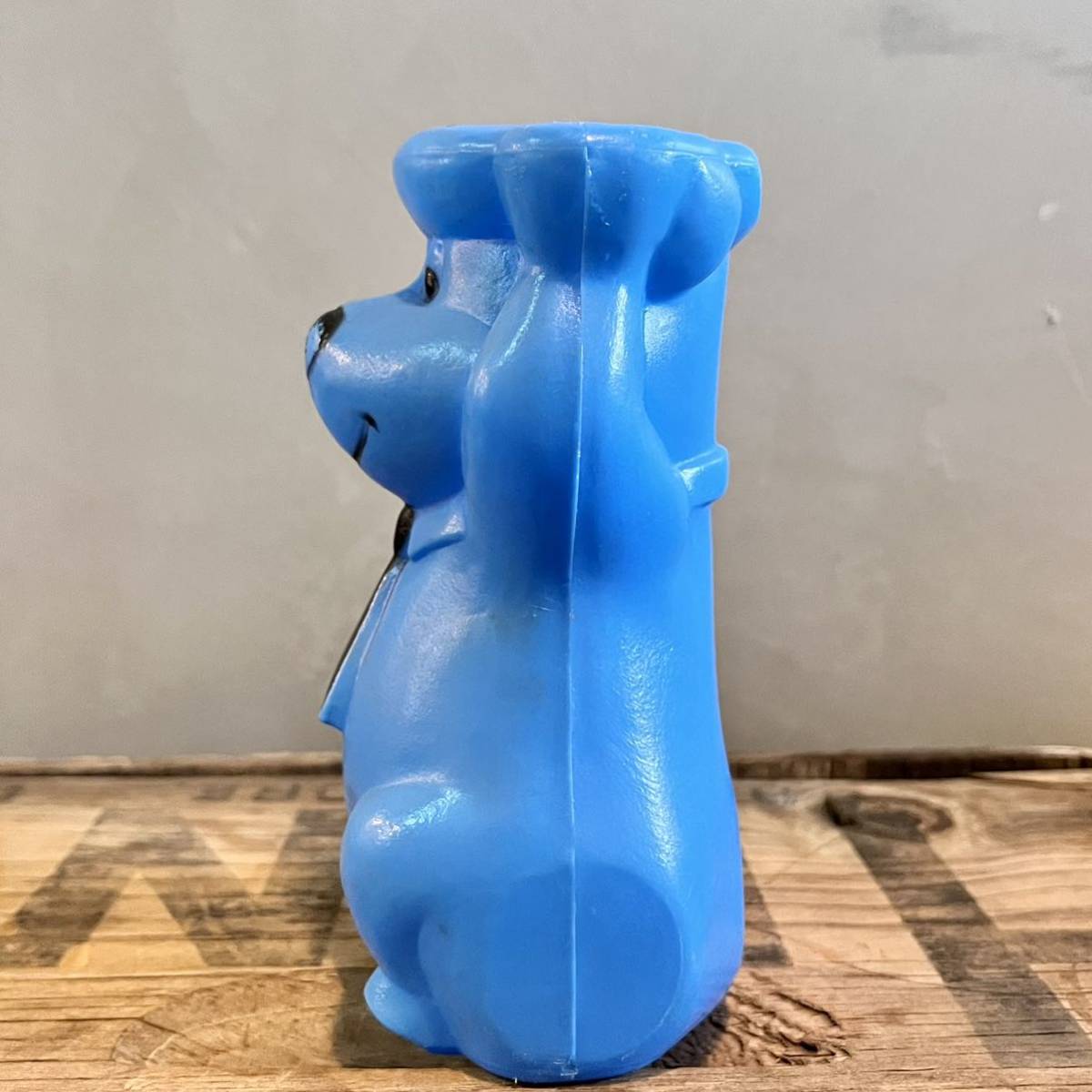 【60s USA vintage】Yogi Bear Bowling Pin （Blue ）　ヨギベア　おもちゃ　ボーリング　アメリカ　ビンテージ_画像2