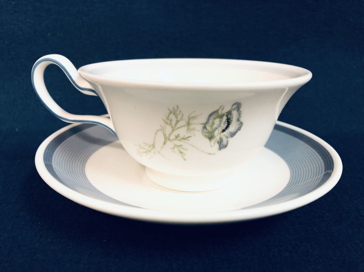 WEDGWOOD GLENMIST グレンミスト カップ ソーサー ティーポット ケーキ皿 ウェッジウッド 中古 保管品 現状品_画像5