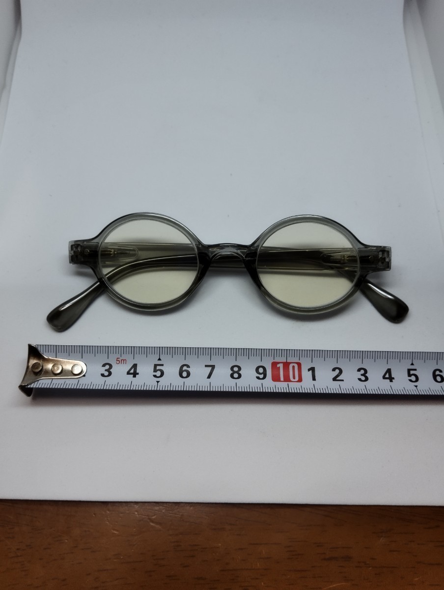度数+1.5　N-152グレー　老眼鏡　シニアグラス　レトロ　chikyuz_画像1