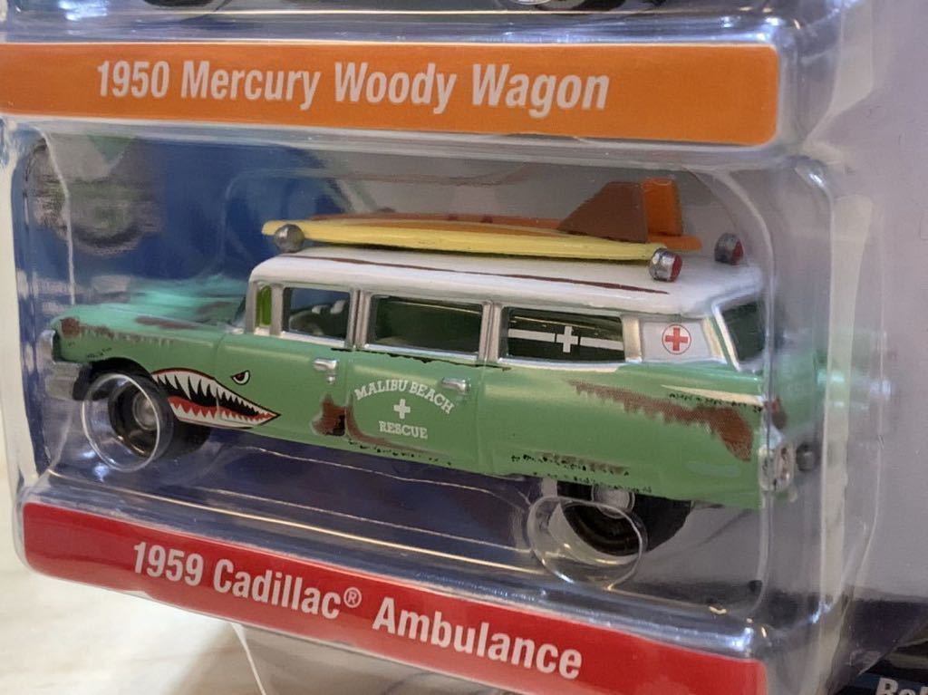 [ new goods : unopened ] Johnny Lightning 1950 year Mercury woody Wagon & 1959 year Cadillac Anne byu Ran s[2 pcs. set ]