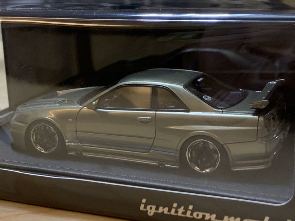 【新品：未開封】イグニッションモデル 1/43 トップシークレット GT-R BNR34 / ミレニアムジェイド [IG 1481]_画像5